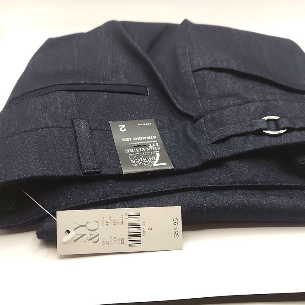 Size 2 (Regular) Straight leg Triuser Jeans